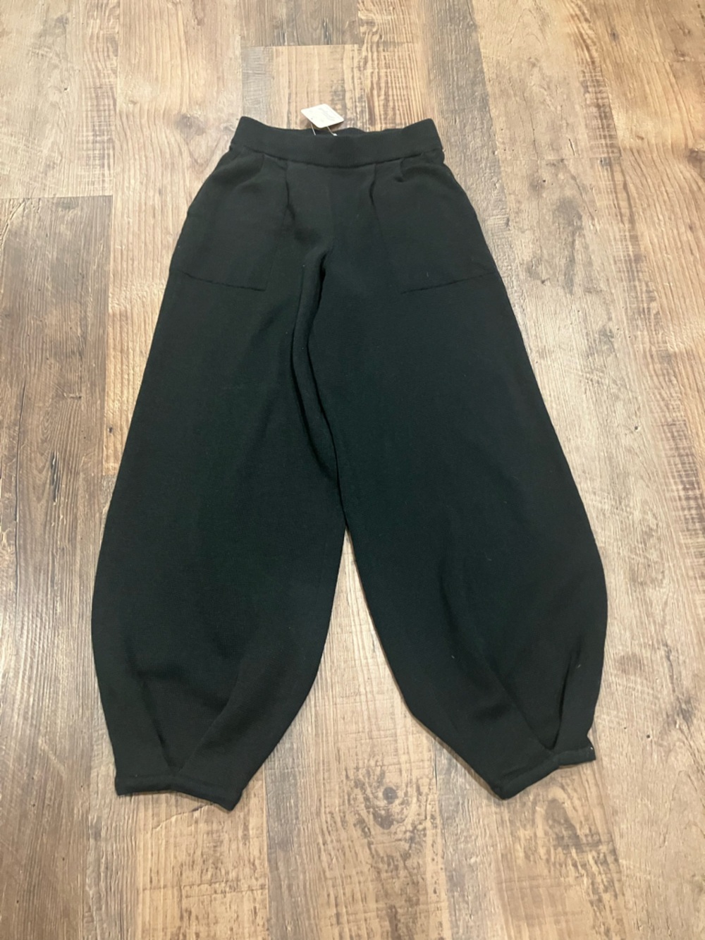 Free People Beach Freya Black Wide-Leg Balloon Pants Only